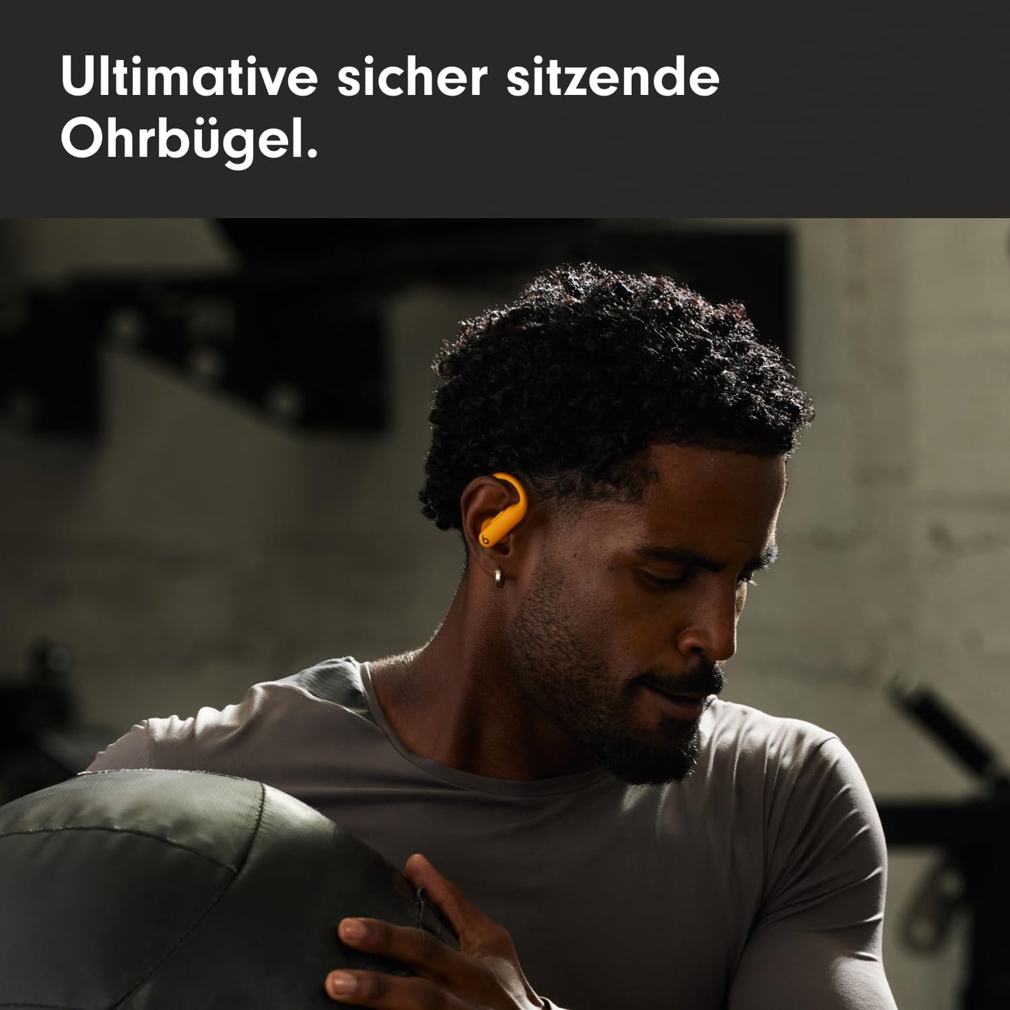Beats Powerbeats Pro 2 wireless in-ear headphones with Bluetooth - active noise cancellation, heart rate measurement, IPX4, up to 45H with charging case, compatible with Apple & Android - bright orange - MX743ZM/A