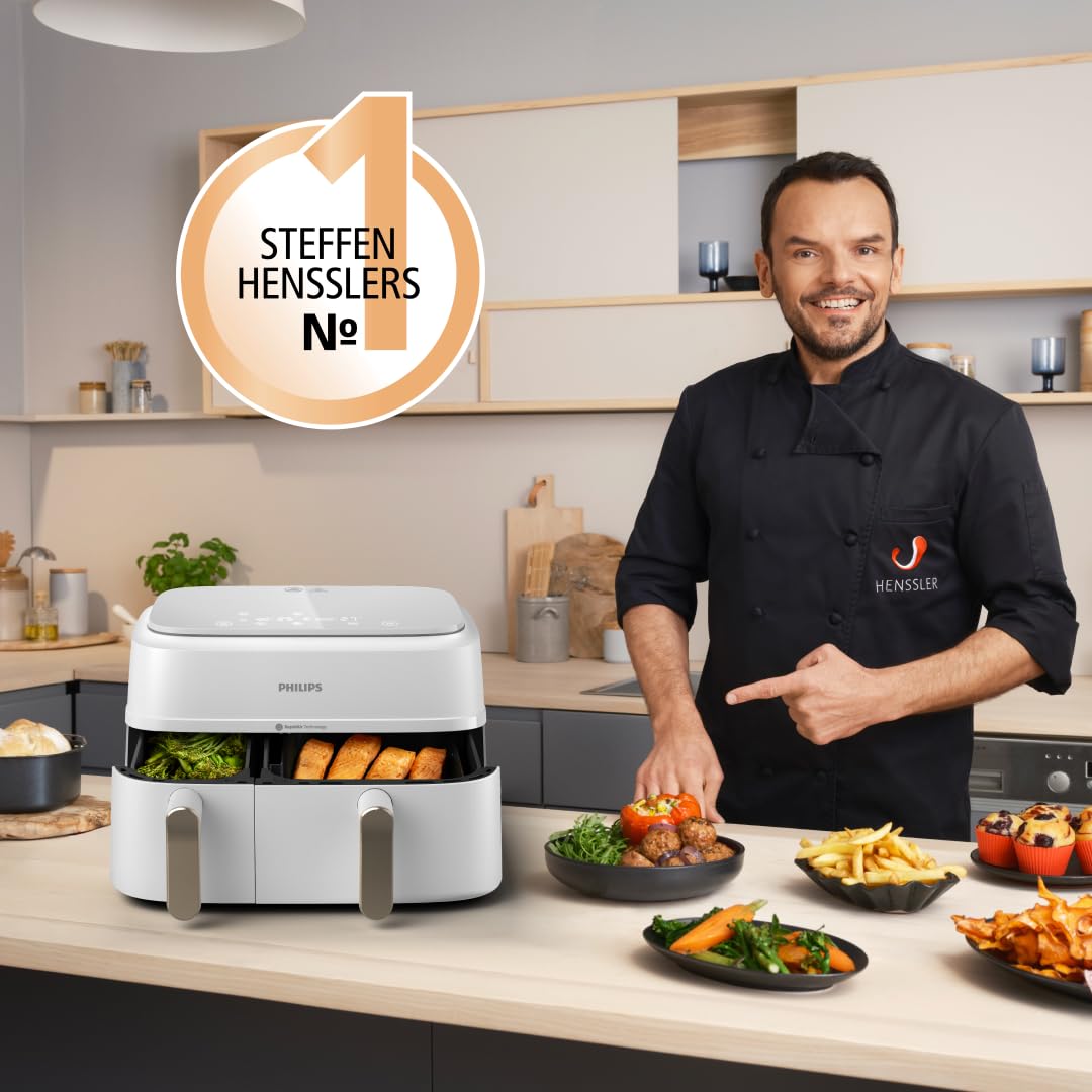 Philips Airfryer 3000 Series Dual Basket
