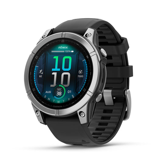 Garmin fēnix E 47mm – GPS multisport smartwatch with 1.3" AMOLED touch/button display, TOPO maps, over 80 pre-installed sports apps, Music Pay - 010-03025-00