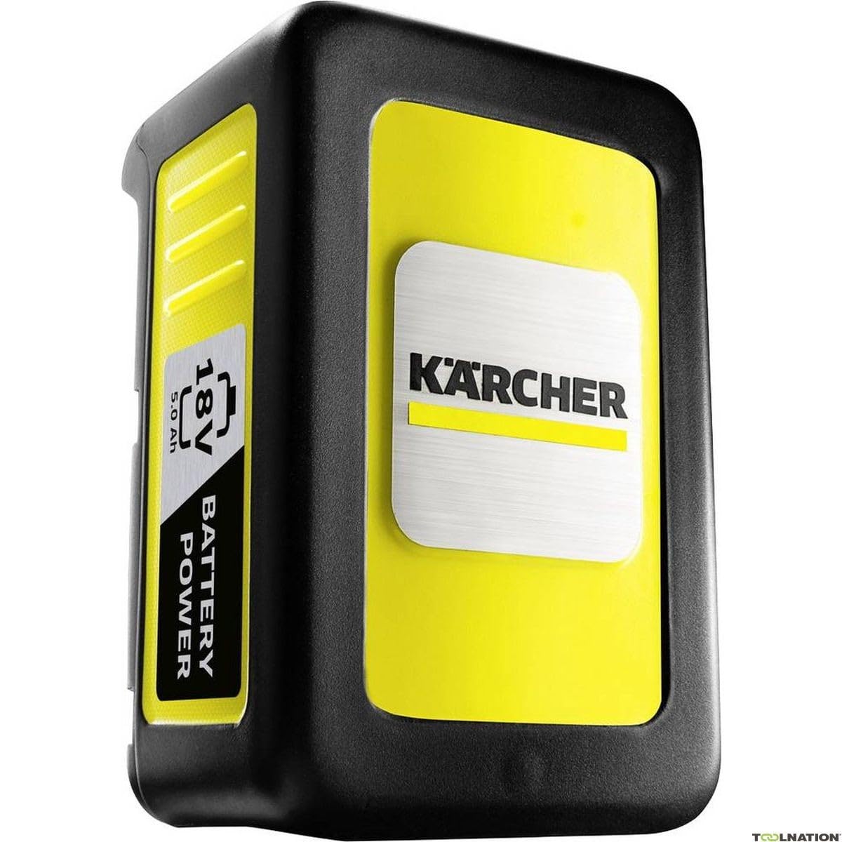 Kärcher Battery Power 18/50, 18 V, 5 Ah (Energy consumption 90 Wh, real-time battery display, lithium-ion battery, extremely robust, temperature management, splash water protected, automatic storage mode) - 2.445-035.0