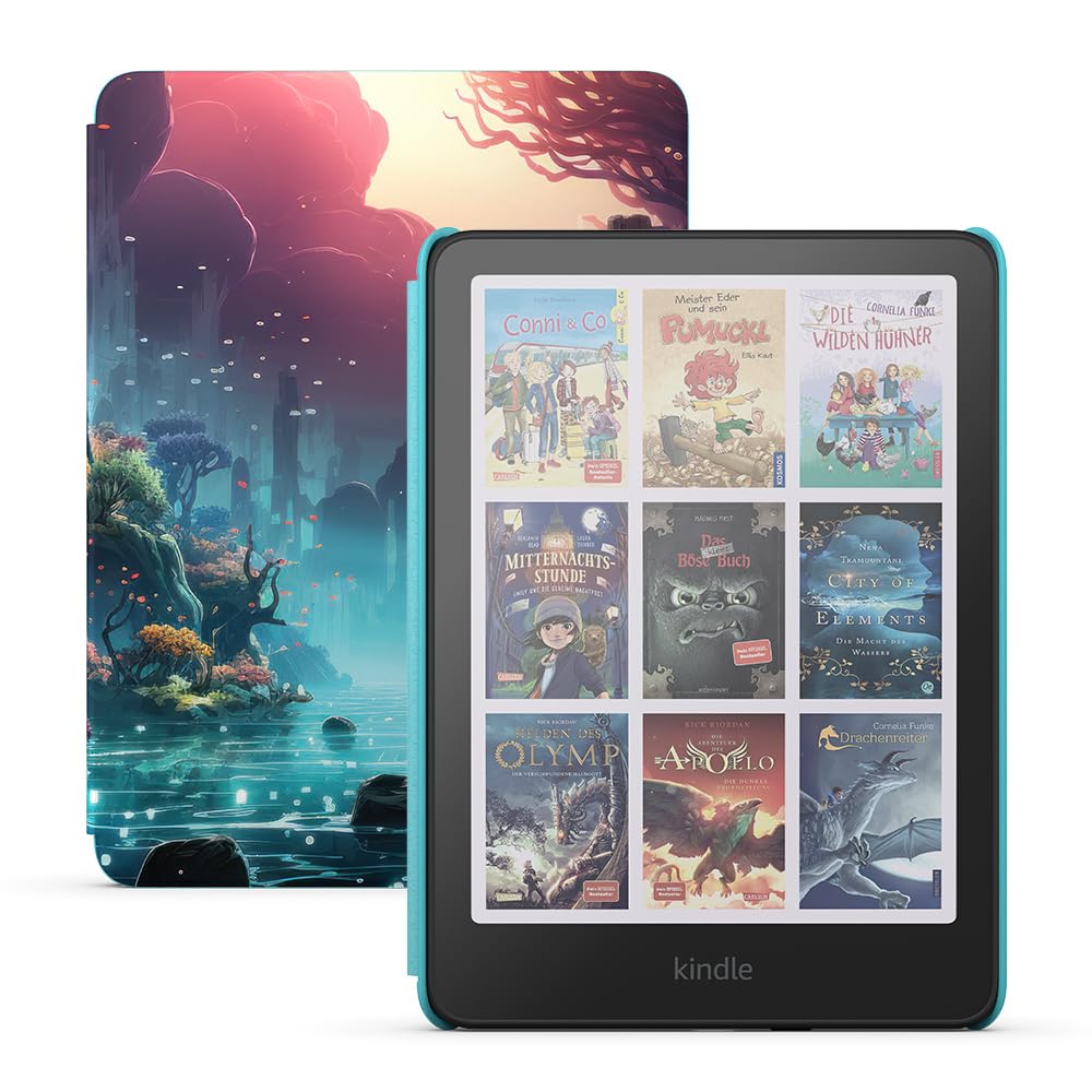 Amazon Kindle Colorsoft Kids (latest generation) - The first color Kindle for children, with case - 16GB - Adventure flow - SA58CB