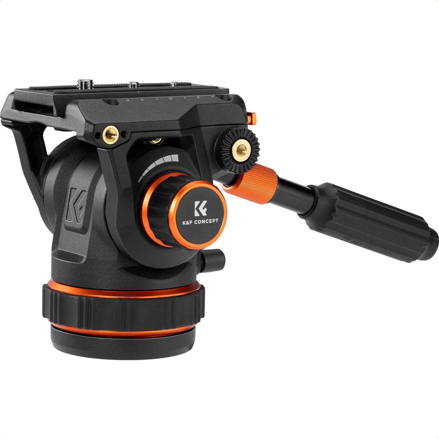 K&F CONCEPT Professional fluid head, tripod head with 360° adjustment - BV60