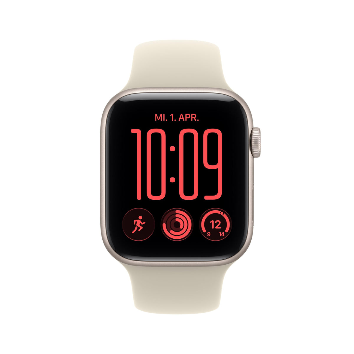 Apple Watch SE 3 GPS + Cellular, 44 mm Aluminium Case Polar Star - MJLN4ZR/A