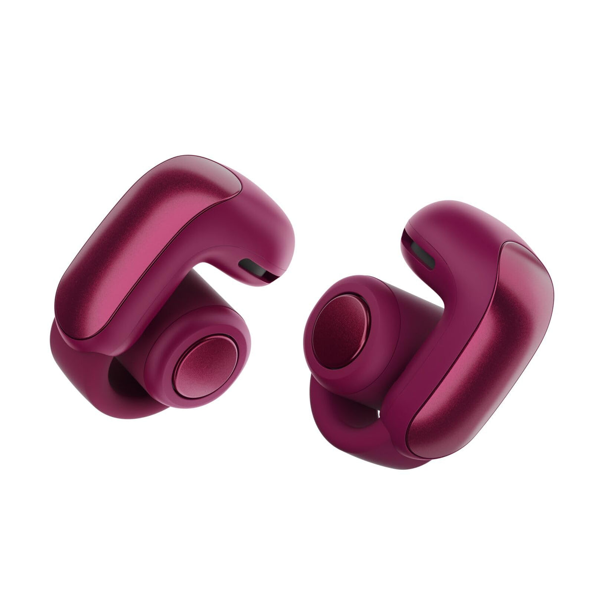 Bose Ultra Open Earbuds with Bluetooth and OpenAudio technology, clip-on headphones, wireless open ear earbuds, immersive audio, up to 48 hours battery life, Dark Plum - Limited Edition - 881046-0070