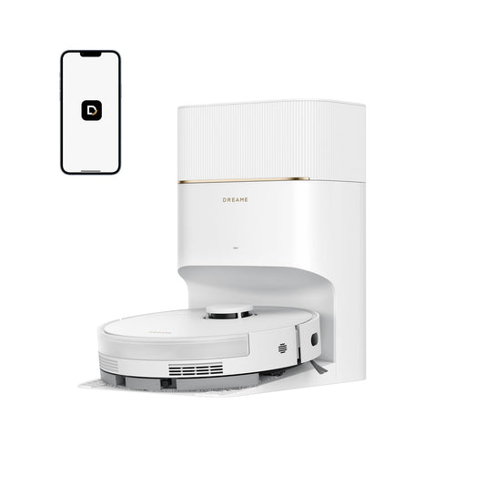 dreame D20 Pro Plus vacuum robot, 13,000 Pa suction power, DuoBrush for animal hair, corner cleaning, self-removal, obstacle prevention. with LDS navigation & laser, vacuums and mops, hard floors & carpets, 5,200 mAh battery - ‎RLD43SD