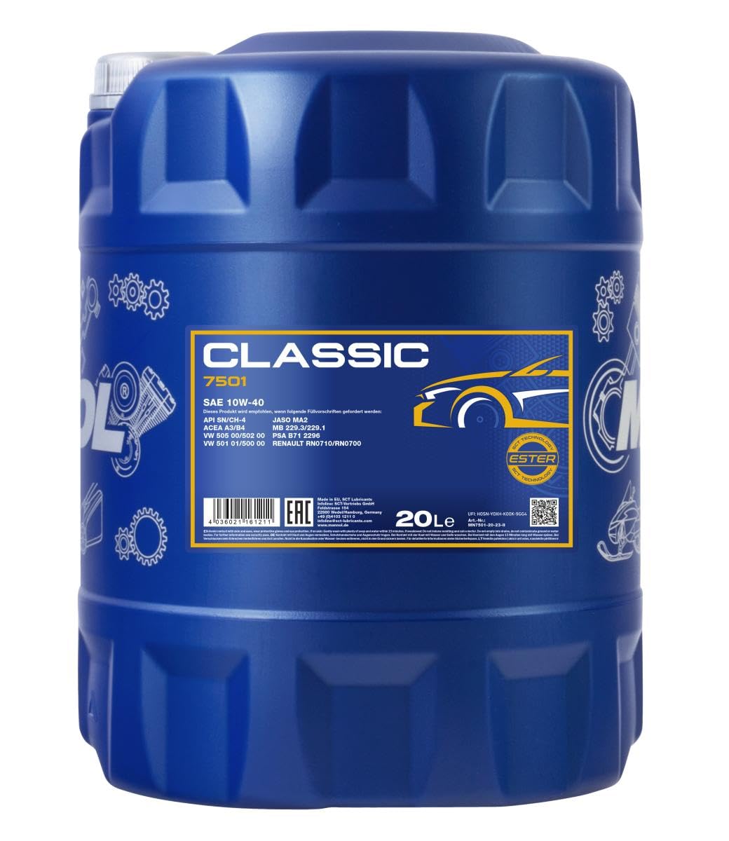 MANNOL 7501 Classic 10W-40 20L - MN7501-20