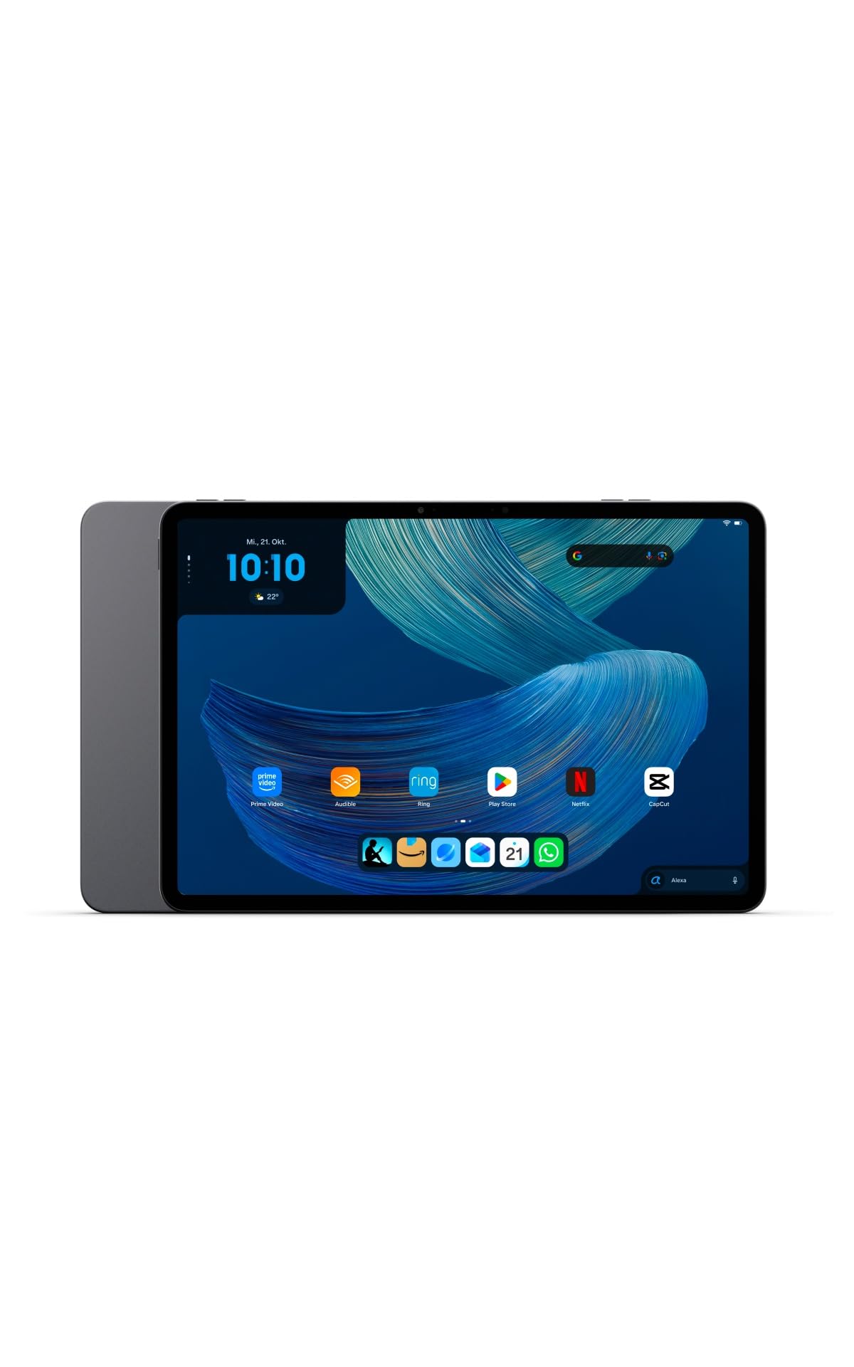 Noul tablet Amazon Alexa 12 Pro, 8 GB RAM, 128 GB, display Nanomatte de 12 inch cu 2,8K, baterie pentru întreaga zi, cu Google Play, dezvoltat pentru Alexa+, culoare grafit. - SP24NE