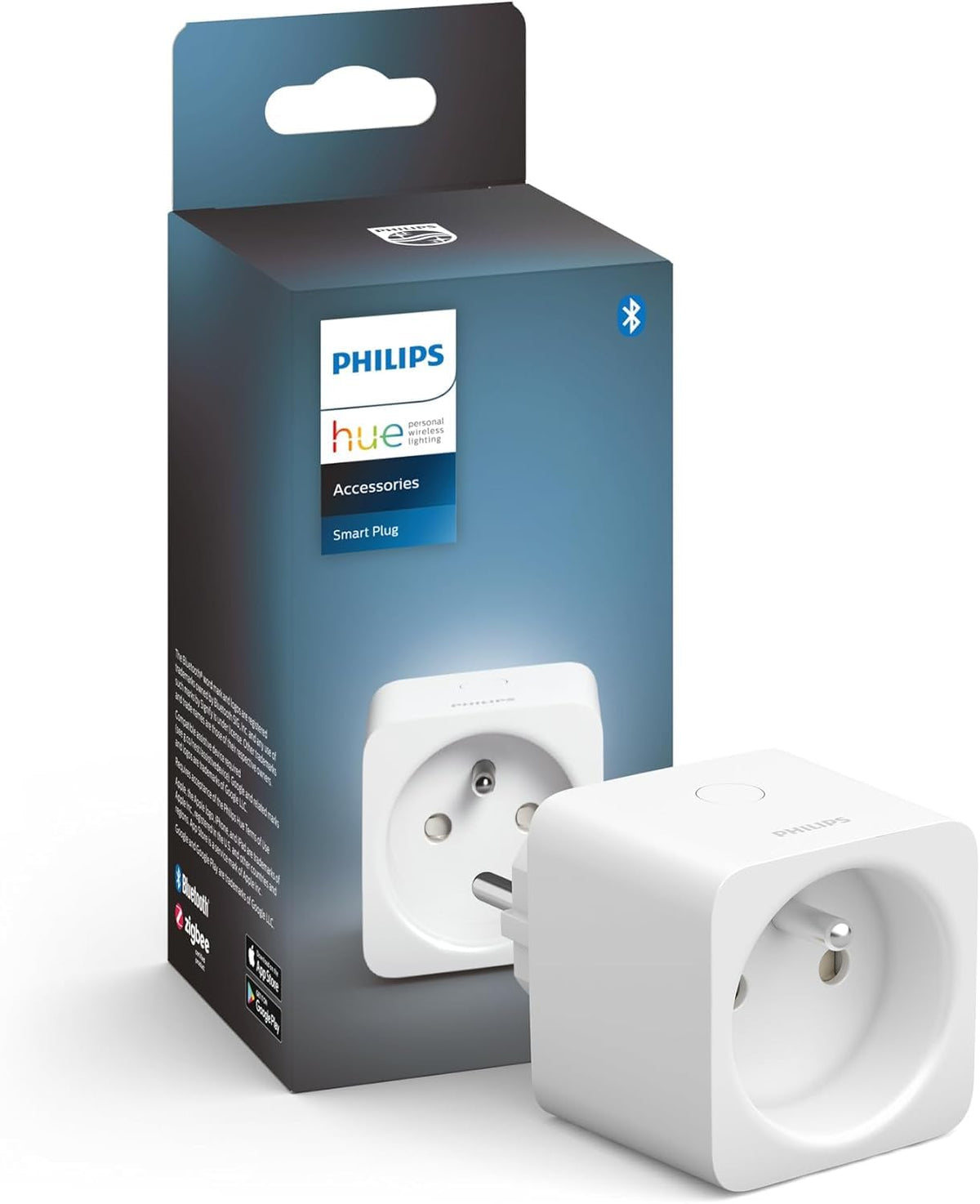 Philips Hue Smart Plug, Tip E, Alb - 929003050901