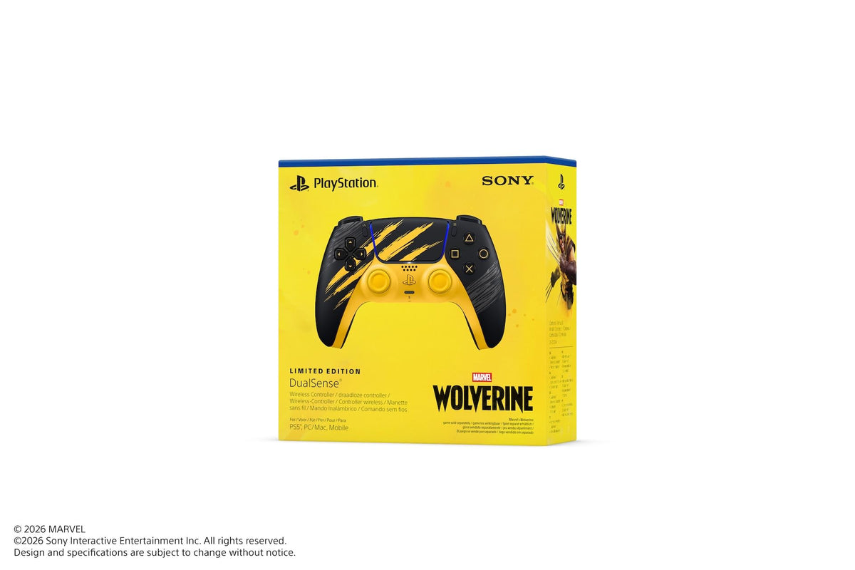 DualSense® Wireless Controller – Marvel’s Wolverine Battle Yellow Limited Edition - CFI-ZCT2WZJX