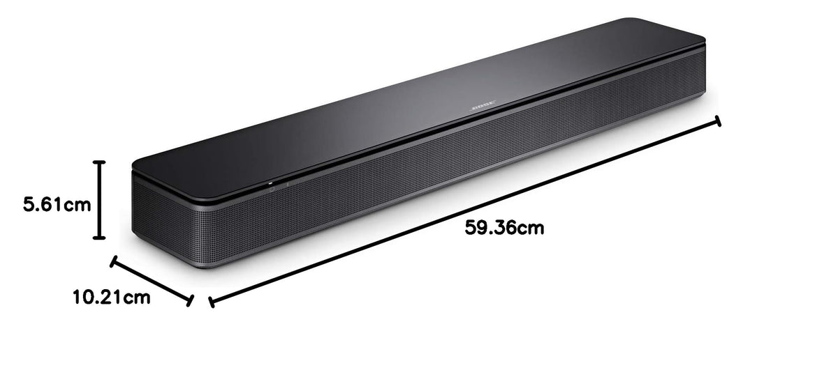 Bose TV Speaker – compact soundbar with Bluetooth connection, Black - 838309-2100