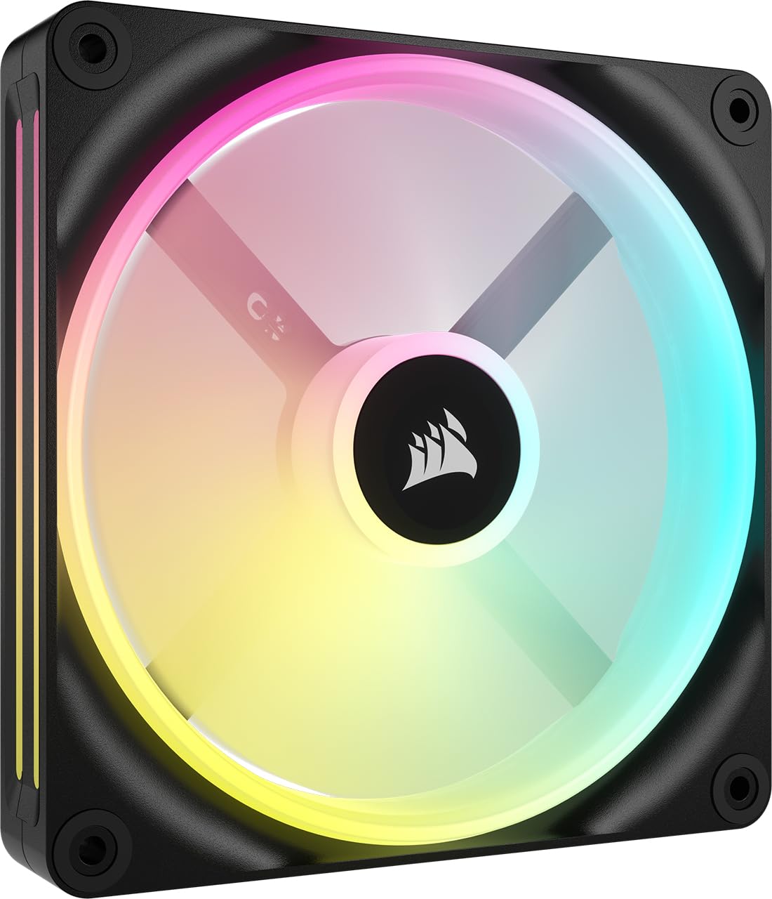 Ventilator RGB Corsair iCUE LINK QX140 140mm cu dome magnetic - Negru - CO-9051003-WW