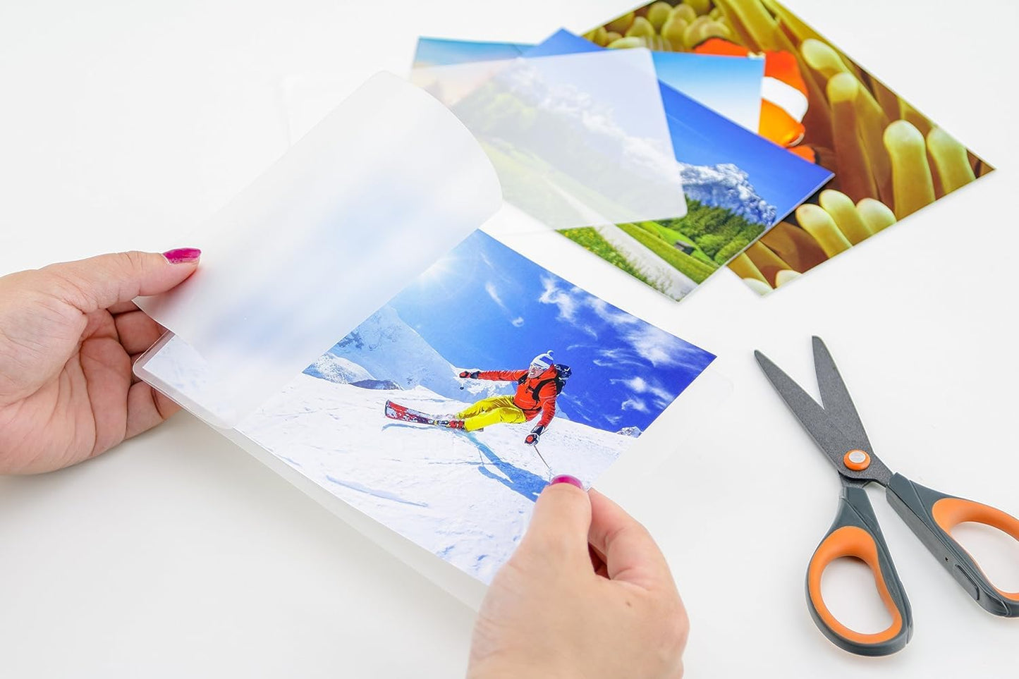 Peach laminating pouches A2 50 pieces 2 x 125 mic (250 µm) glossy - ultra strong - PP525-12
