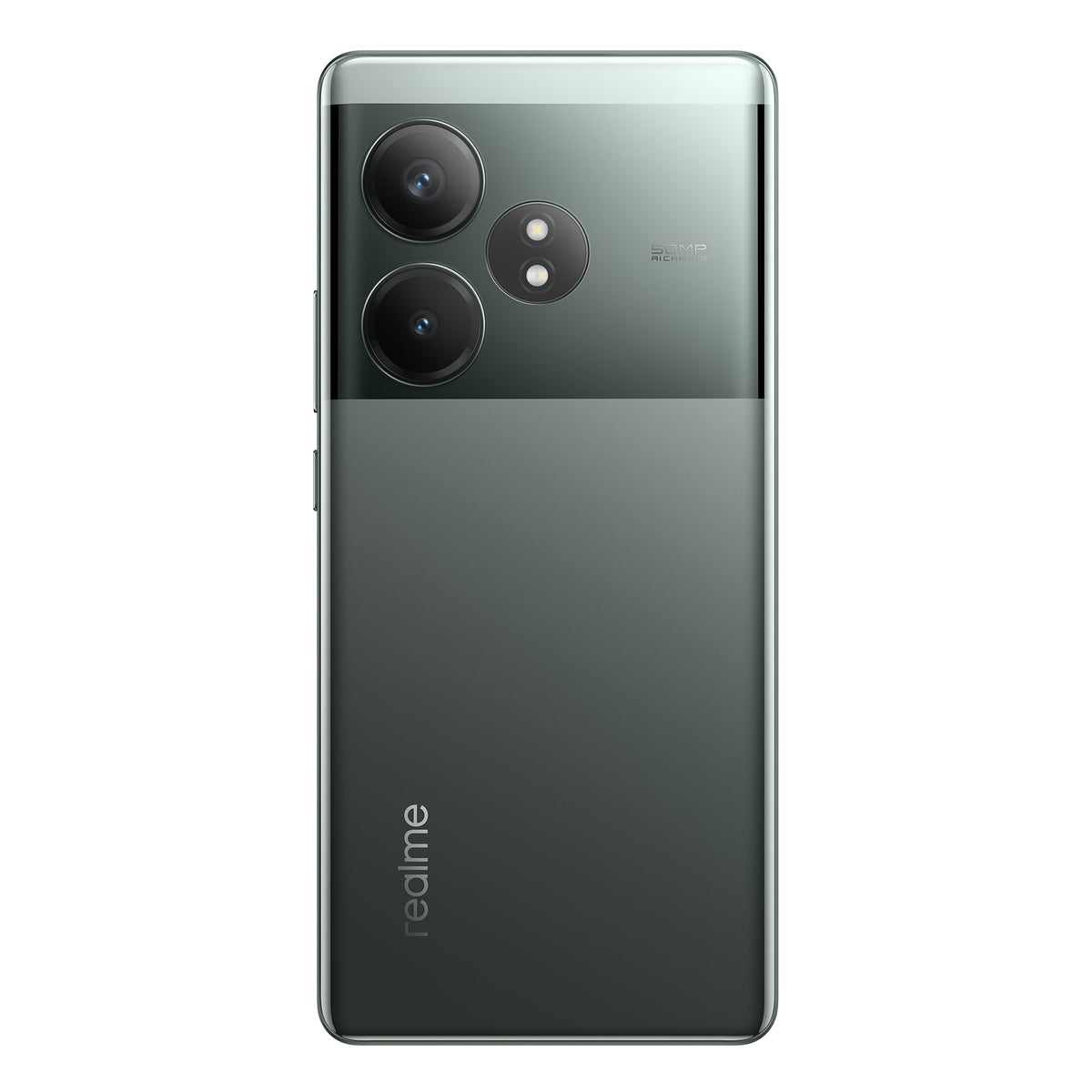 Smartphone realme GT 6T 5G 8+256 GB, chipset de vârf Snapdragon 7+ Gen 3, display Hyper de 120Hz și 6000nit, încărcare 120W SUPERVOOC, baterie masivă de 5500mAh, cameră Sony de 50MP cu OIS, Razor Green (fără adaptor) - RMX3853