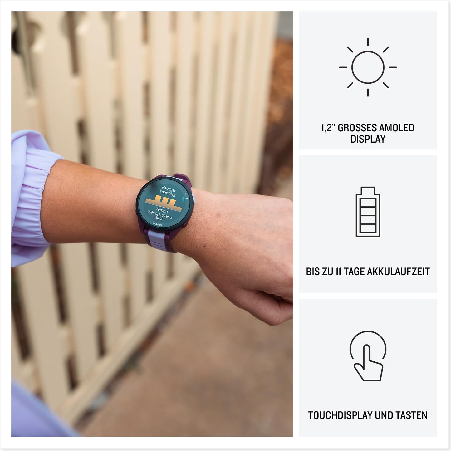 Garmin Forerunner 165 Music sports watch