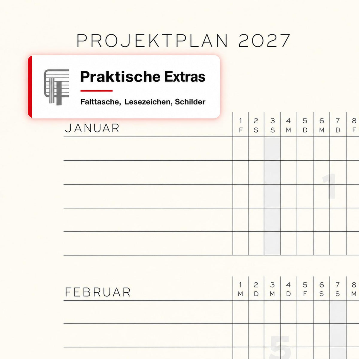 LEUCHTTURM1917 Planificator săptămânal 2027 Mediu (A5) - Germană, Dusty Rose, 210 x 145 mm, ianuarie-decembrie (12 luni), prezentare generală săptămânală cu grilă orară 7:00 a.m. - 22:00 p.m. pe coloană, copertă cartonată, hârtie de 80 g/m² - 400146