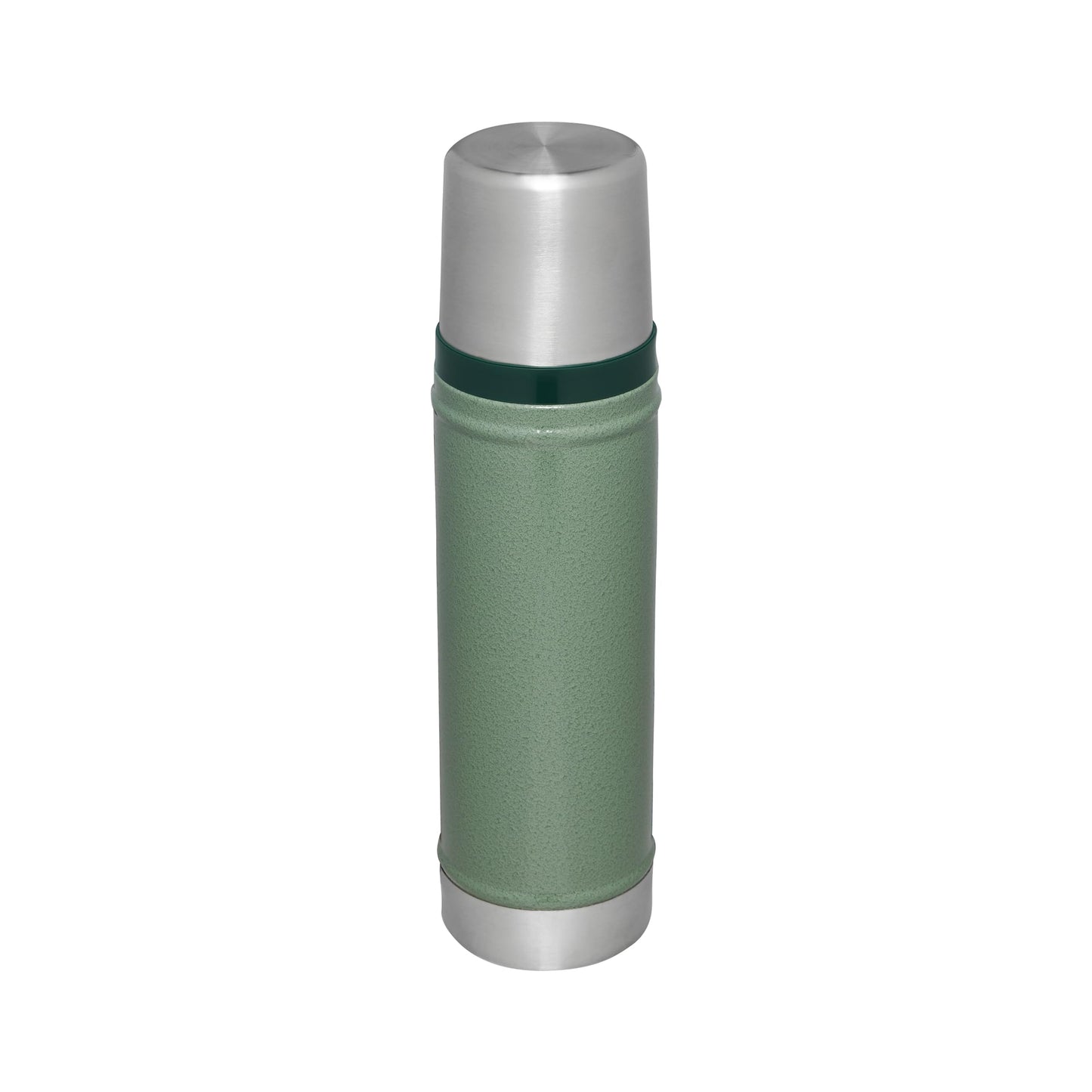 Stanley 1913 Classic Legendary Thermos Bottle 0.59L - Thermos Keeps Hot or Cold for 18 Hours - Stainless Steel Thermos Flask - BPA Free - Dishwasher Safe - Hammertone Green - 100000115641