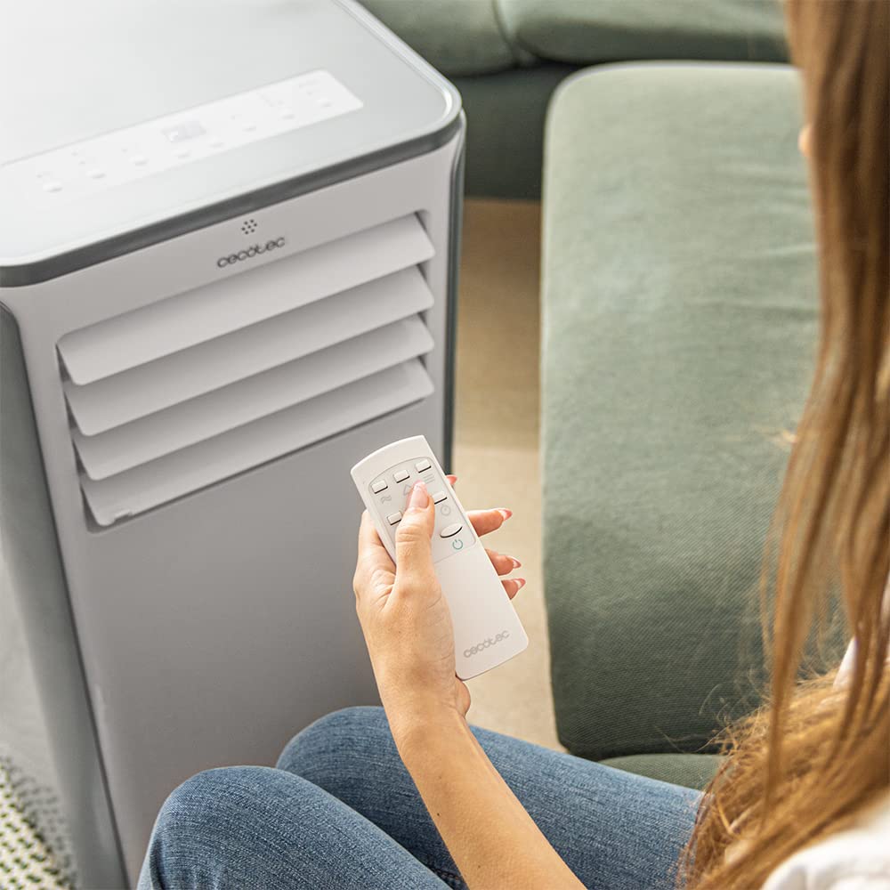Cecotec portable air conditioner with remote control and heat pump ForceClima 9400. 9000 BTU, LED display, 5 modes, dehumidification function, coverage 25 m² - 08174