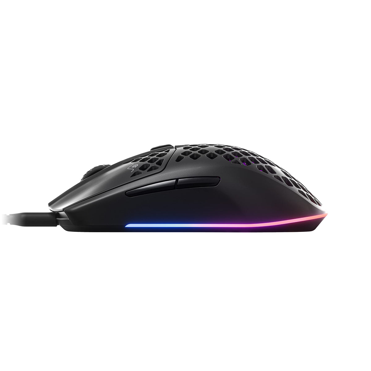 SteelSeries Aerox 3 - Super lightweight gaming mouse - Optical TrueMove Core sensor with 8,500 CPI - Ultra-lightweight, waterproof design - Black - 62611