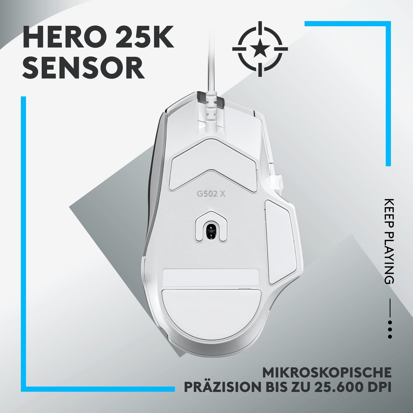 Logitech G502 X Bedrade Gamingmuis - 910-006146