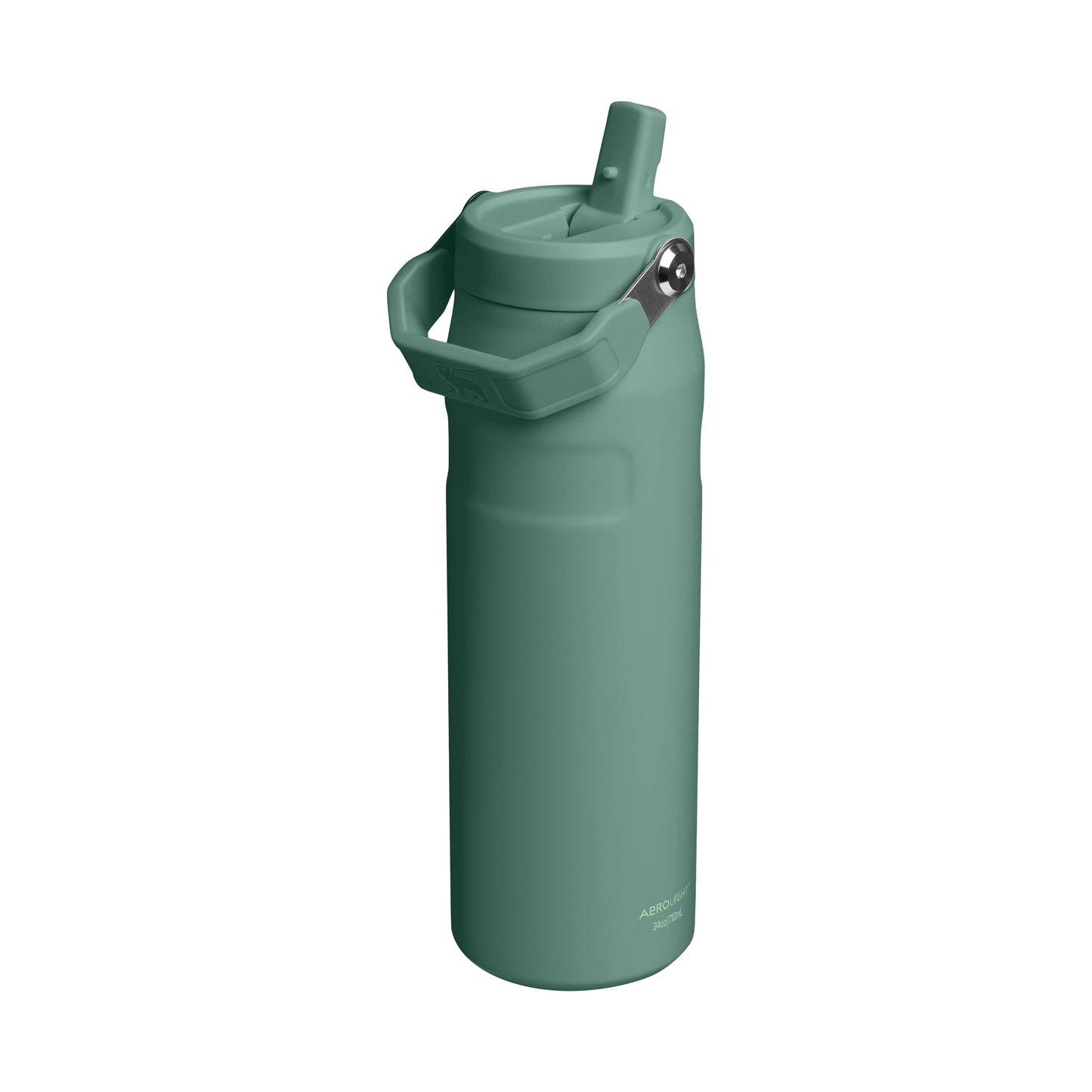 Stanley 1913 Flip Straw Drinking Bottle with Straw 0.7L - Thermo Mug Cools for 10 Hours - Ice Cold for 3 Days - BPA Free - Leakproof - For Drink Holders - Dishwasher Safe - Shale - 100000143061