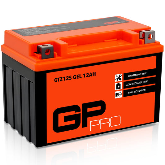 GP-PRO gel battery GTZ12S 12V 12Ah 210A compatible with Honda SH 300i - GP-007