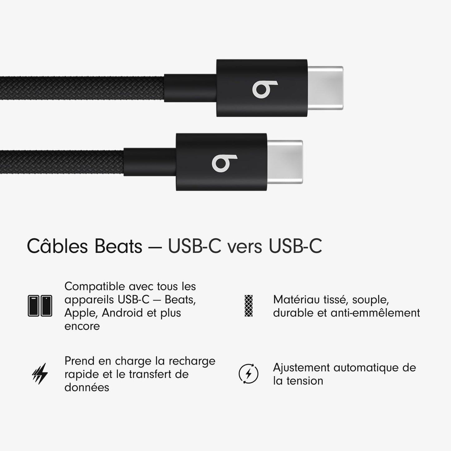 Beats Powerbeats Pro 2 - Wireless Bluetooth Earbuds with 1.5m USB-C Charging Cable - Diamond Black - MX723ZM/A