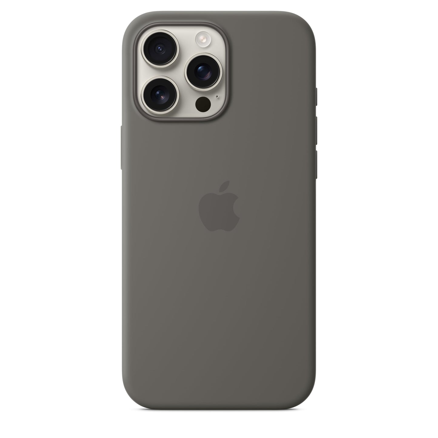 Apple iPhone 16 Pro Max Silicone Case with MagSafe - Stone Gray  - MYYV3ZM/A