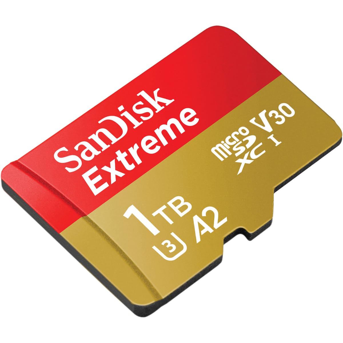 SANDISK Extreme microSDXC 1TB, UHS-I Card + SD Adapter (up to 245MB/s Read and 170MB/s Write, 5K Video, C10, V30, U3, A2) Action Cameras, Drones, Android Devices - SDSQXH9-1T00-GZ6MA