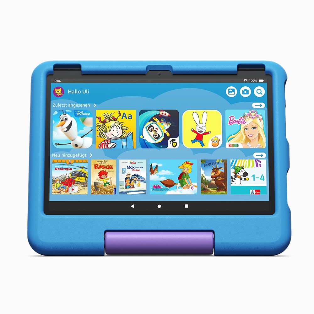 Child-friendly case from Amazon for the Fire HD 10 tablet, blue | For children ages 3-7 | Only compatible with 13th generation tablets (2023) - 53-032984