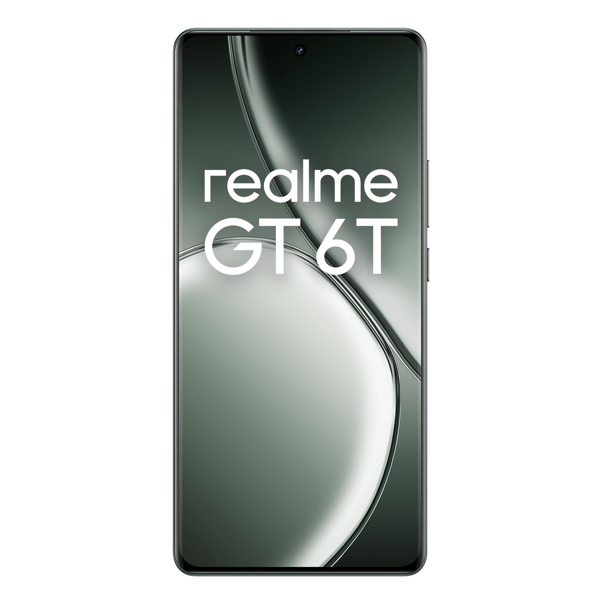Smartphone realme GT 6T 5G 8+256 GB, chipset de vârf Snapdragon 7+ Gen 3, display Hyper de 120Hz și 6000nit, încărcare 120W SUPERVOOC, baterie masivă de 5500mAh, cameră Sony de 50MP cu OIS, Razor Green (fără adaptor) - RMX3853