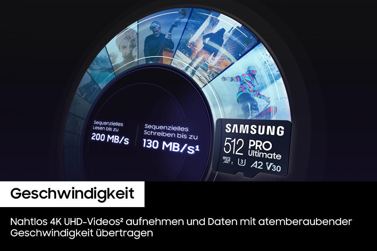 Samsung PRO Ultimate microSD card + SD adapter