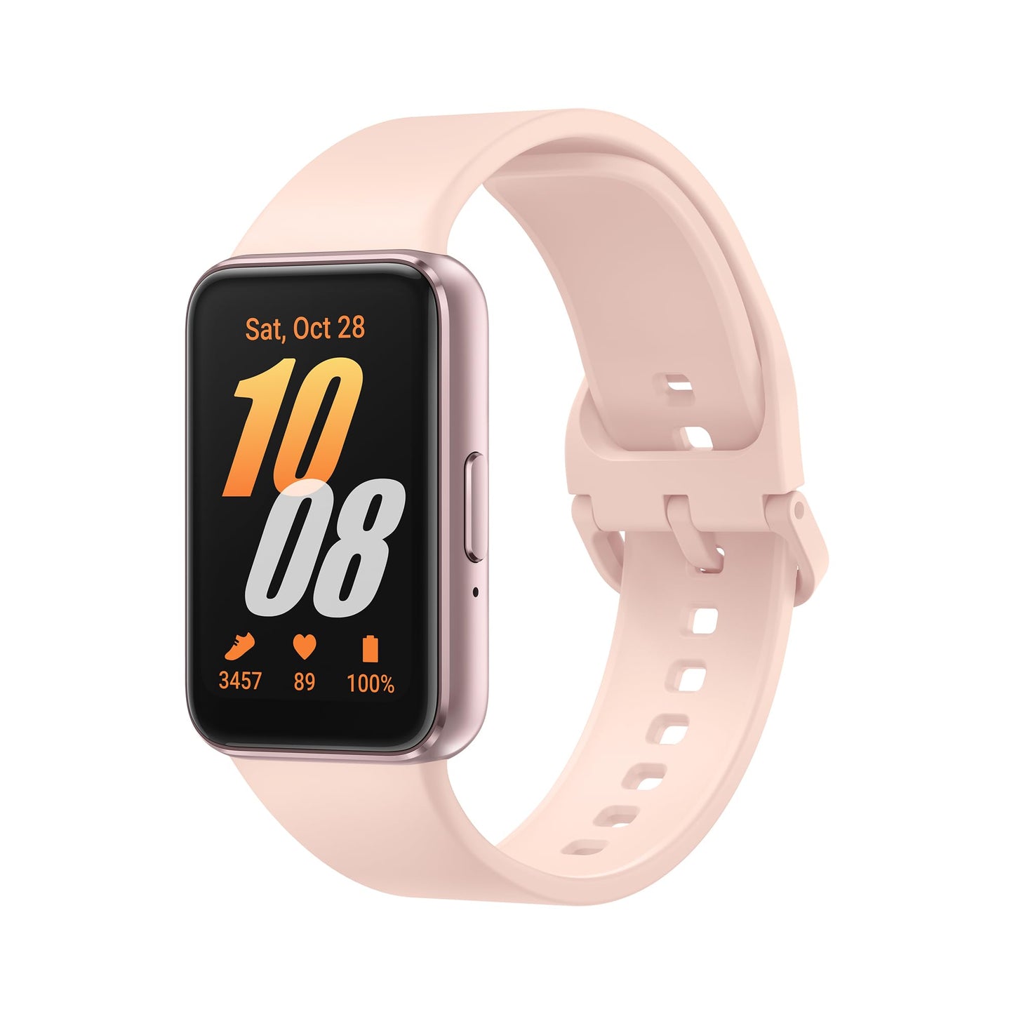 Samsung Galaxy Fit3 Smartwatch, Fitness Watch as Fitness Tracker and Activity Tracker, Pink Gold, Incl. 36 Months Manufacturer's Warranty [Exclusively at Amazon]