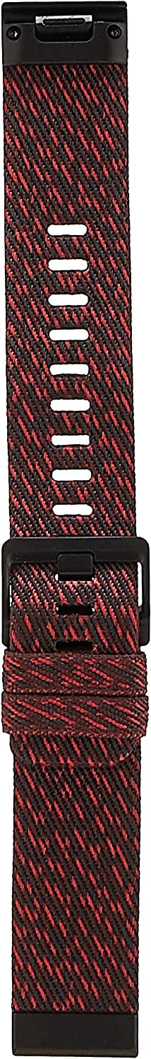 Brățară de ceas Garmin roșie melanj 22mm - 010-12863-06
