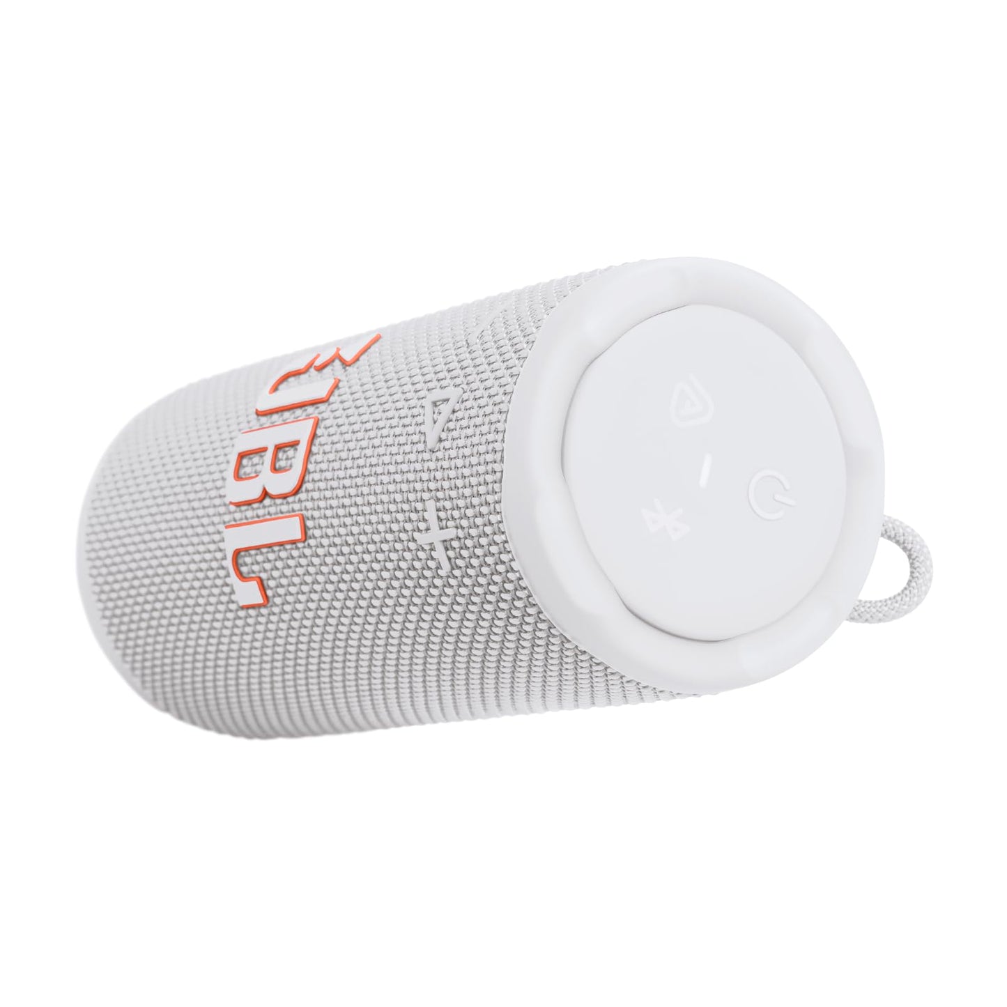 JBL Grip Compact Bluetooth Speaker, JBL Pro Sound with AI Sound Boost, IP68 Waterproof and Dustproof, Ambient Light, Up to 14h Playback, Auracast Multi-Speaker, JBL Portable App, White - JBLGRIPWHT