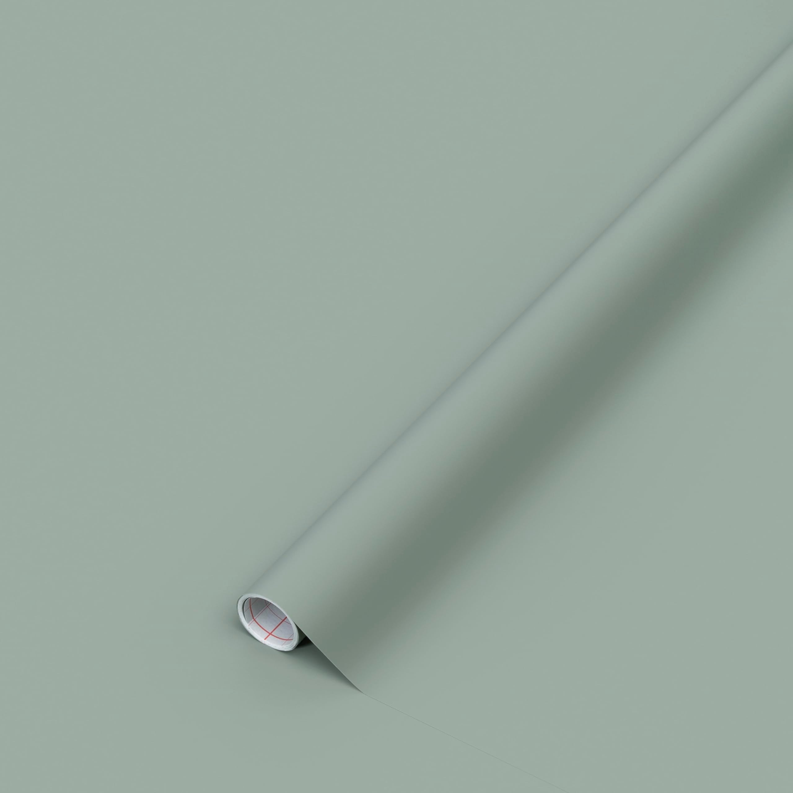 d-c-fix furniture adhesive film Sage Green, 67.5 cm x 15 m - washable and self-adhesive decorative film for kitchen, cupboard, table and windowsill - modern & sustainable - F2008342