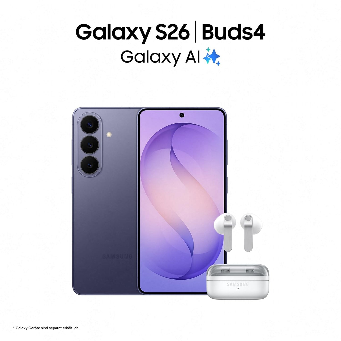 Samsung Galaxy S26 AI Smartphone with Galaxy AI, No Contract, Mobile Phone with Android, 12 GB RAM, 512 GB Storage, AP Processor, 50 MP, Black, 3 Year Manufacturer's Warranty [Exclusively on Amazon] - F-MS942BZKHAMZ