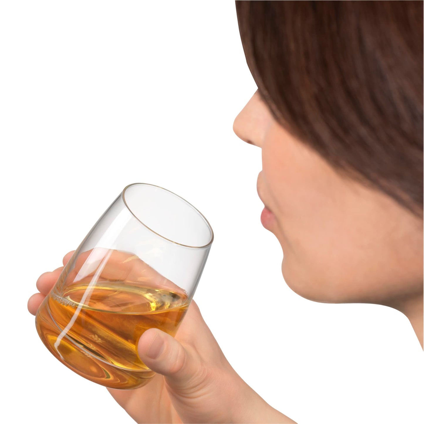 WMF Kineo water glasses set of 4, drinking glasses, tumbler 325ml, crystal glass, thin drinking rim, ergonomic shape, dishwasher safe - 907402040