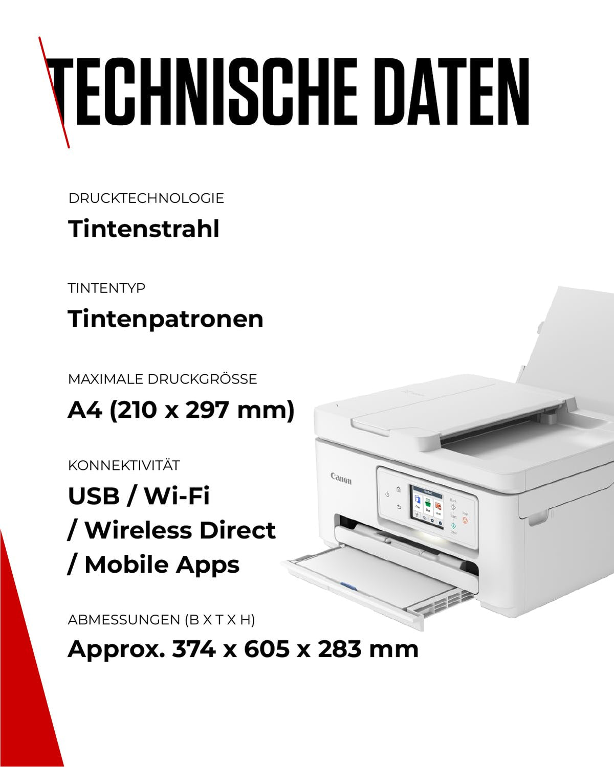 Canon PIXMA TS7750i WLAN multifunction printer inkjet with ADF