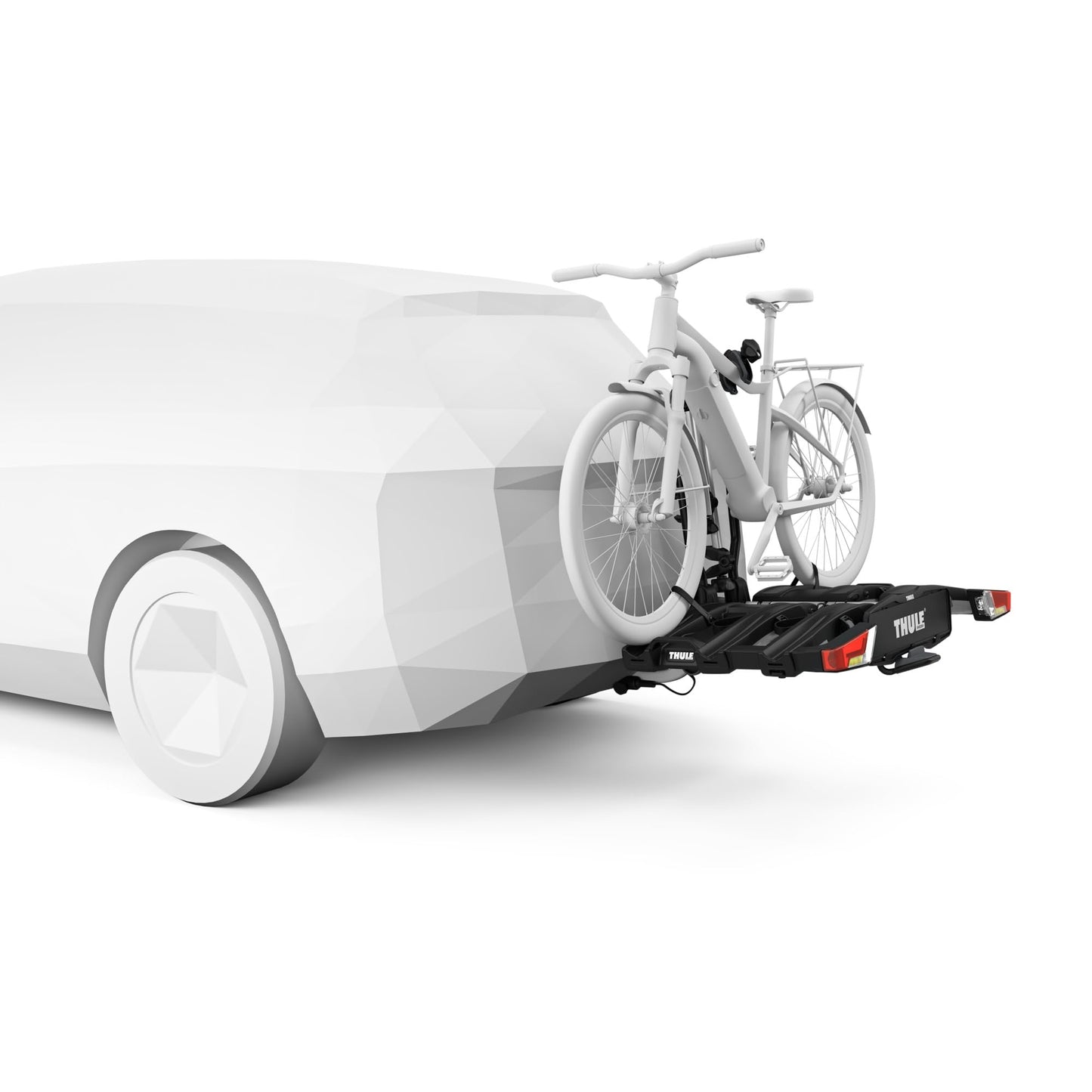 Thule 934100 bike rack EasyFold XT, 3 bikes, 13 pin, black, 1 size
