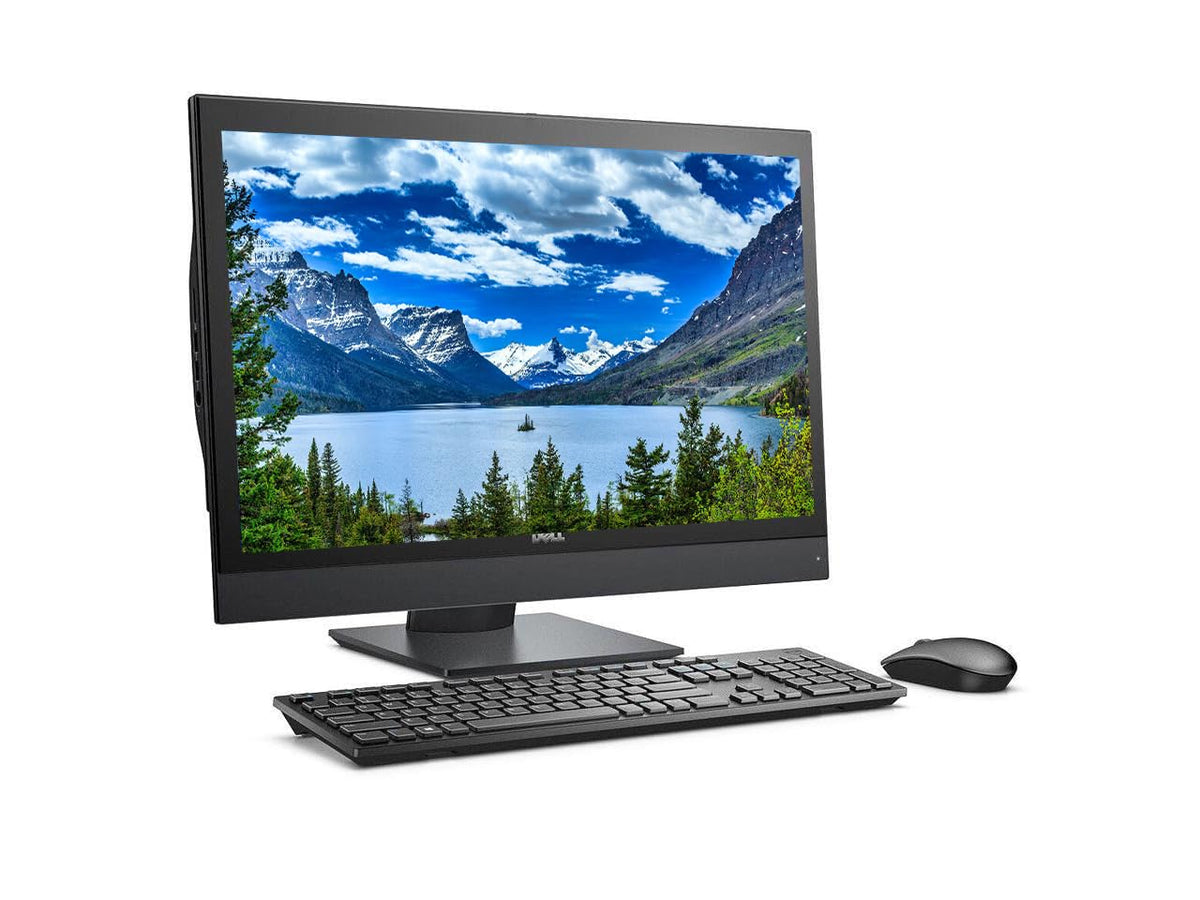 DELL OptiPlex 5250 All in One Desktop Computer PC, with 21.5-inch monitor, Intel Pentium Gold G4560, 8GB RAM, 256GB SSD, US QWERTY keyboard, WiFi, Bluetooth, Windows 11 Pro (Refurbished)
