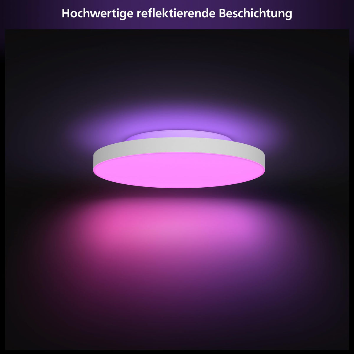 Philips Hue Datura Ceiling Light Small, 38.4 cm Diameter, White - 8720169277618