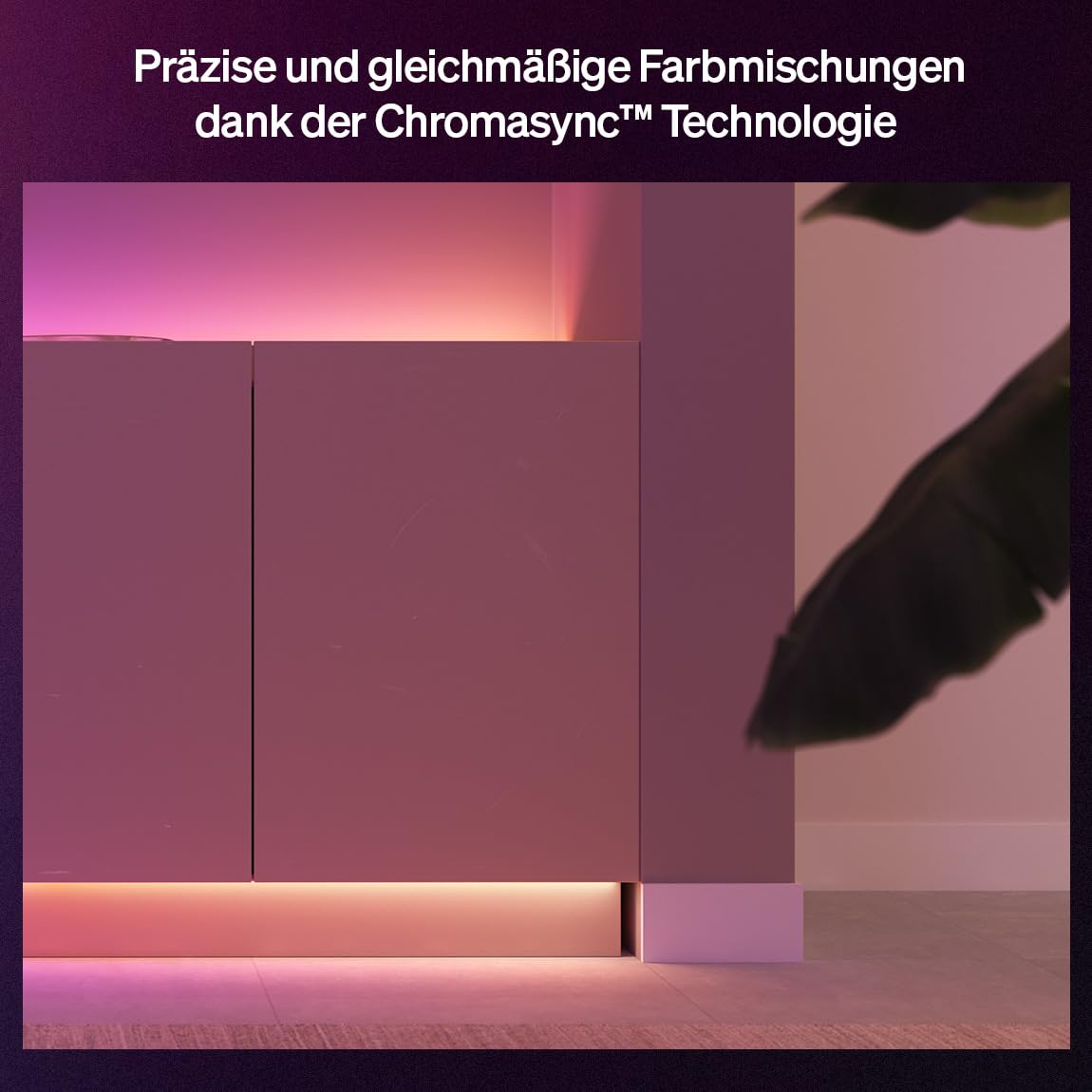Philips Hue Flux 10m LED Lightstrip, 1200 lm light band, flexible indoor lighting, Chromasync™ color mixing, RGBWWIC, LED strip can be cut, expandable, reusable, app and voice control. - 929004610802