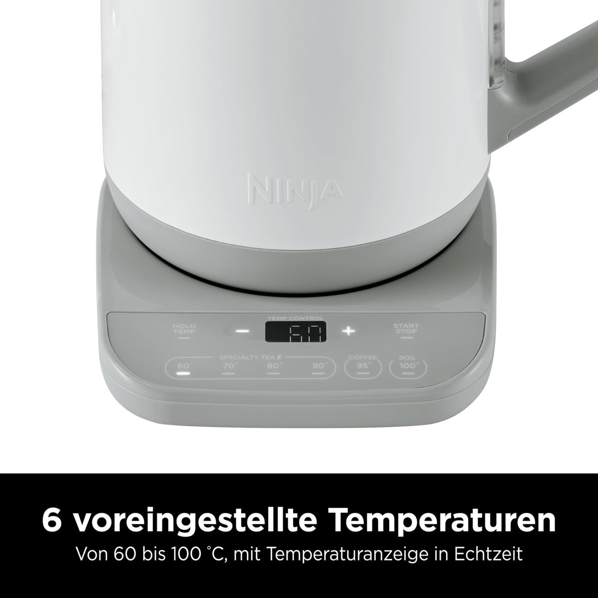 Ninja Fierbător de apă Perfect Temperature, Alb KT200EUWH
