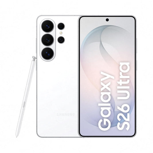 Samsung Galaxy S26 Ultra AI smartphone with Galaxy AI, cell phone without contract, Android, privacy display, 16 GB RAM, 1 TB storage, 200 MP, white, 3 year manufacturer's warranty [Exclusively on Amazon] - F-MS948BZWHAMZ