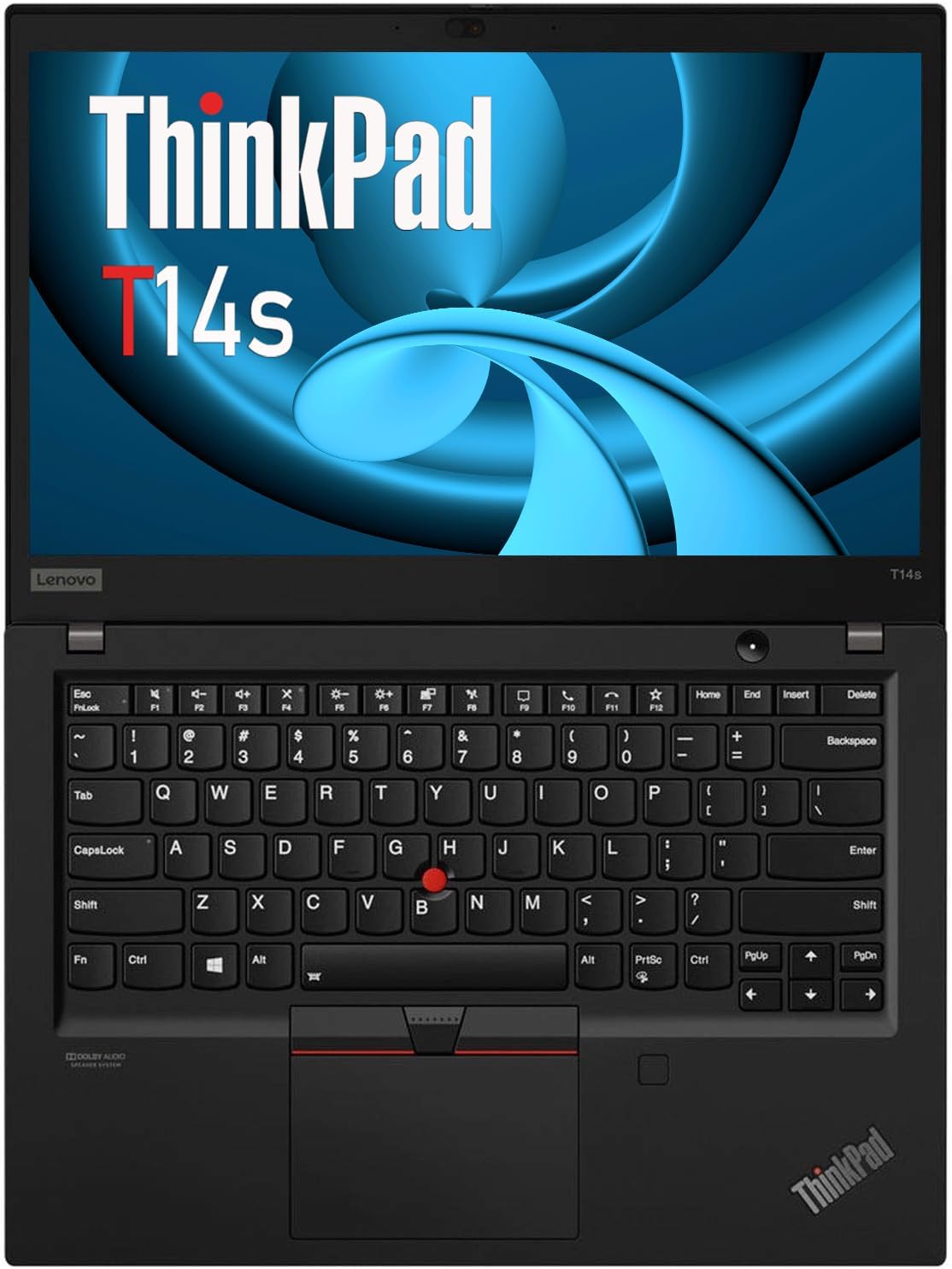 Lenovo ThinkPad T14s Gen 1 Business Laptop, 14 inch FHD (1920x1080), Intel Core i5-10310U, 16GB RAM, 256GB SSD, QWERTY keyboard, Windows 11 Pro (refurbished)