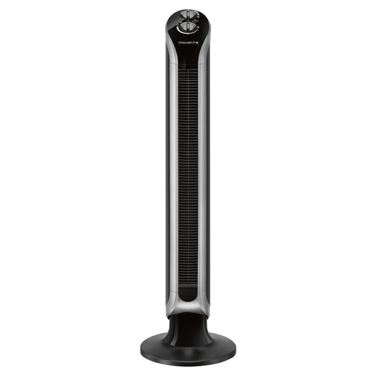 Ventilator turn Rowenta VU6620 Eole Infinite | puternic | silențios la numai 43 dB(A) | consum redus de energie | 3 viteze | oscilație orizontală | temporizator | Negru - VU6620F2