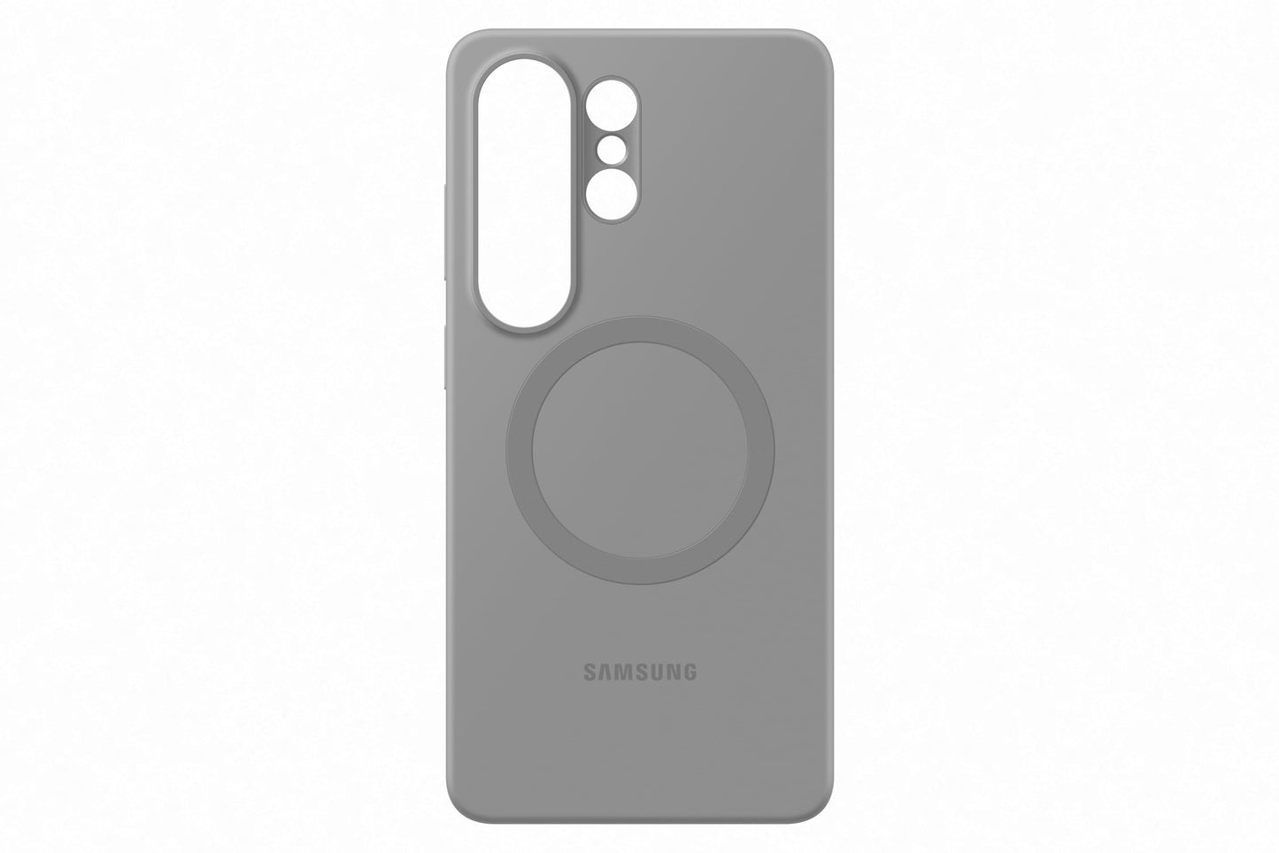 Samsung Silicone Magnet Smartphone Case EF-ES948, case for the Galaxy S26 Ultra, mobile phone case with magnetic ring for attaching accessories, silicone, protective case, shockproof, thin and easy to grip, grey - EF-ES948CJEGWW