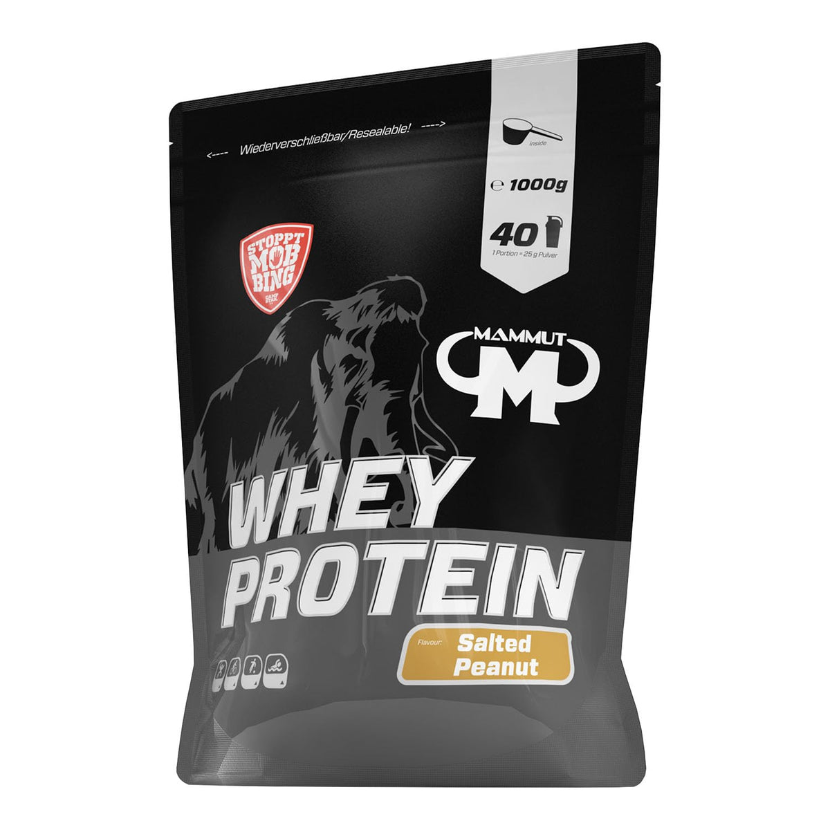 Mammut Nutrition Whey Protein Powder Salted Peanut, 1 kg - A165n9