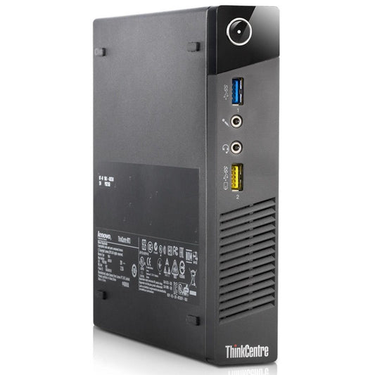 Lenovo Mini-PC Desktop-PC ThinkCentre M73 Tiny, Procesor Core i7-4765T, RAM 16 GB, SSD 240 GB, Win 11 Pro (Recondiționat) - M73-TINY-I7