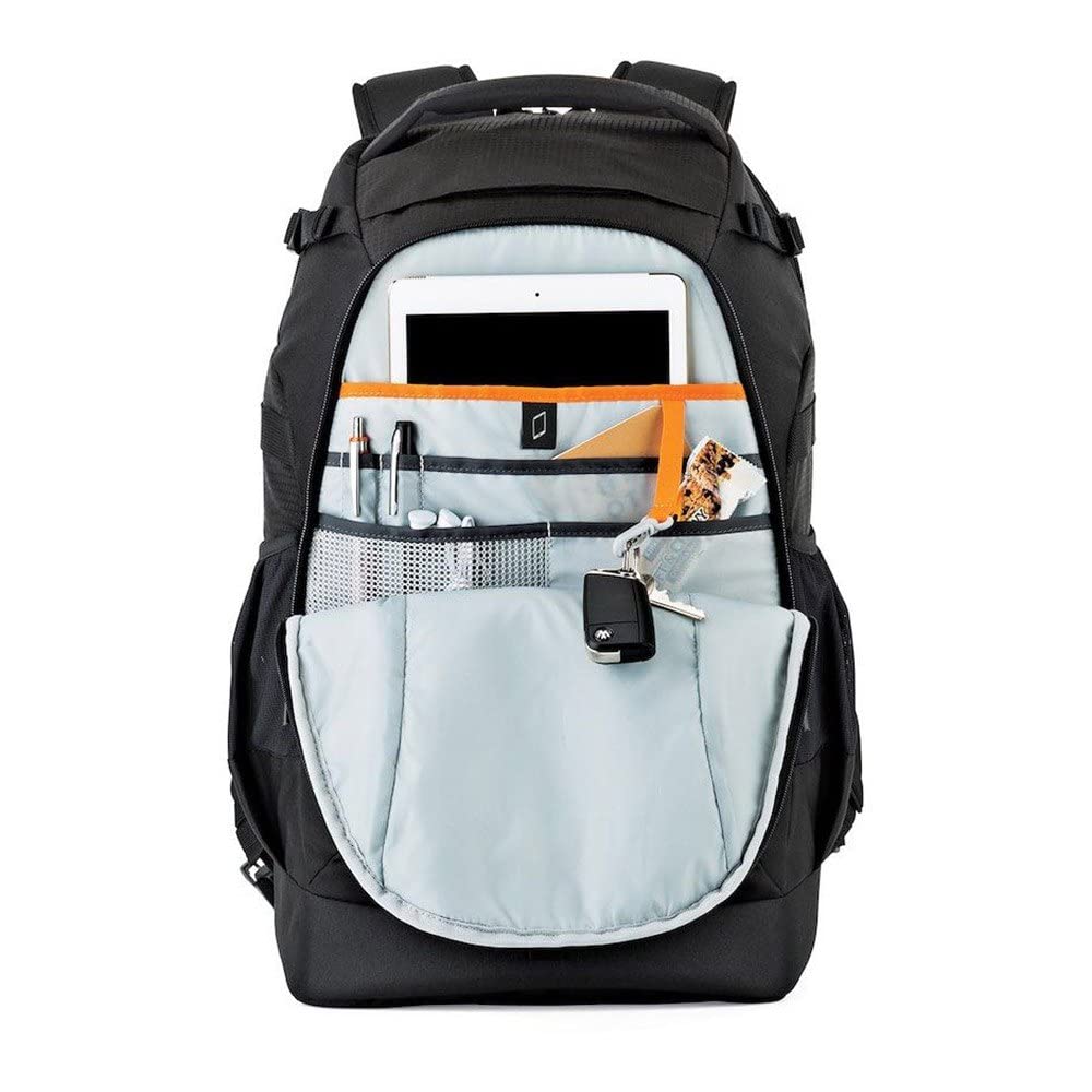 Lowepro Flipside 500 AW II Camera Backpack Fits Mirrorless Cameras Compact Drones DSLR with Lens Additional Lenses Black LP37131-PWW